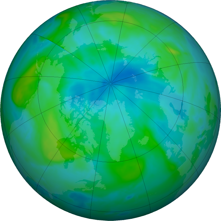 Arctic ozone map for 17 September 2021
